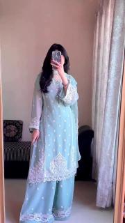 Sahiba d.no-AC-7057 fox georgette Salwar Kameez distributors in Gujarat