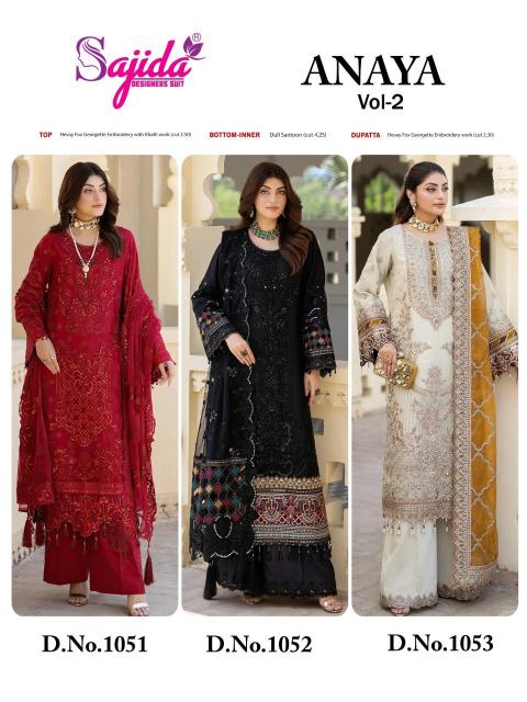 Sajida anaya vol 2 Salwar Kameez Wholesale supplier in india