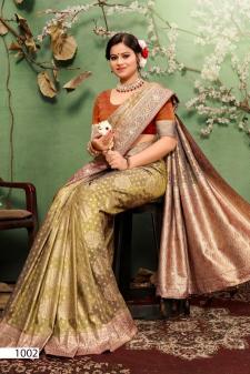 Saroj kavisha tissue sarovski 4 Wholesale Saree suppliers in Kolkata