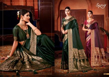 Saroj sophia satin saroski 2 Saree traders