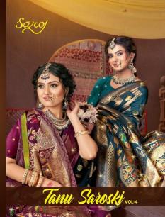 Saroj tanu saroski 1 Designer sarees wholesale