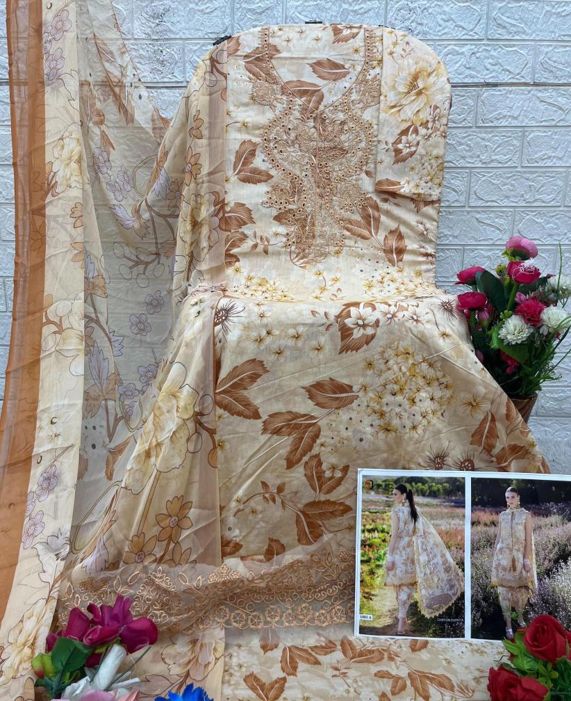 Sharaddha designer flora vol 1 salwar suit market in India