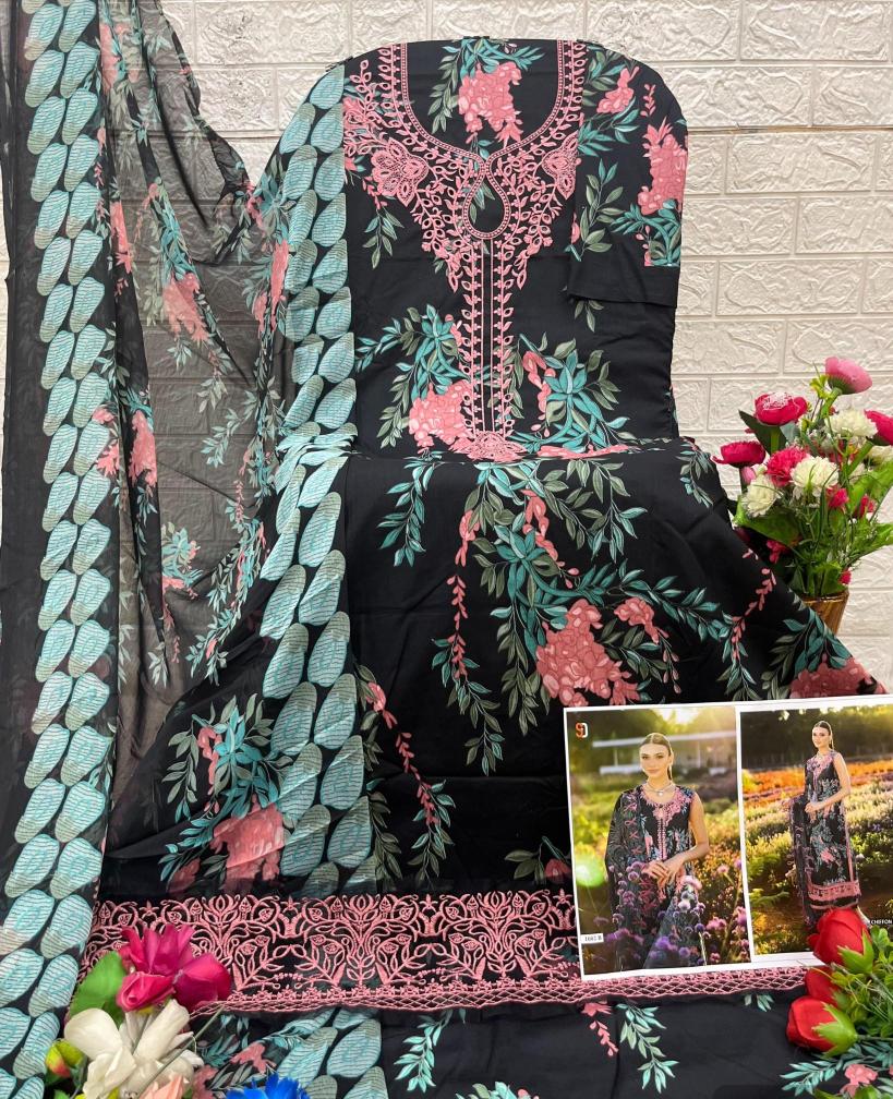 Sharaddha designer flora vol 1 salwar suit market in India