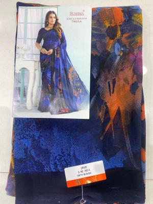 Shorya digital printed Saree manufacturers in Ahmedabad