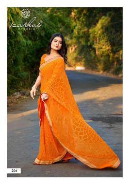 Shorya mono georgette with lace work Wholesale saree manufacturers