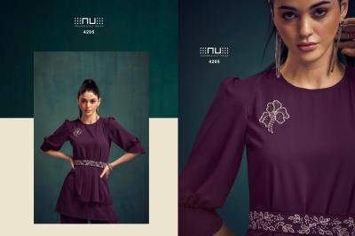 Shorya nitara sparkles vol-7 coord set indian kurti style