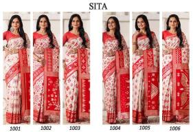 Shorya sita linen cotton Premium sarees wholesale India
