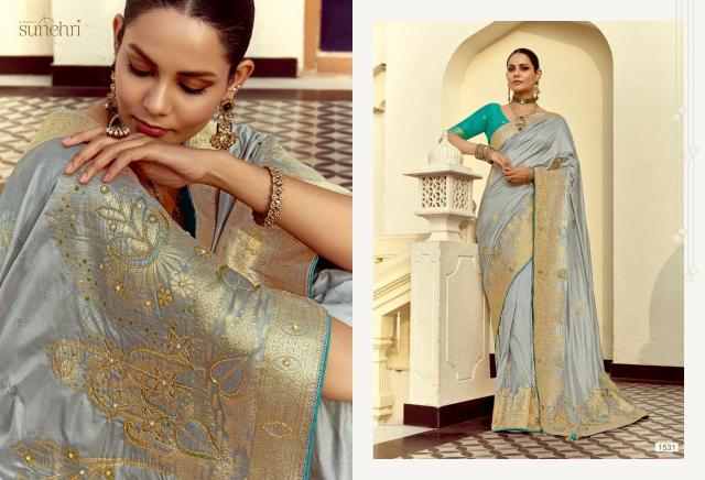 Shorya sunehri alankar Designer sarees wholesale India