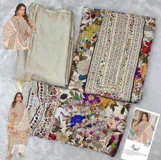 Shree fab KT - 234 maslin Fancy dress materials wholesale