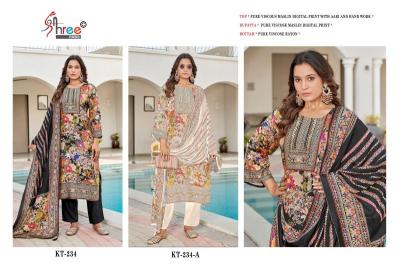 Shree fab KT - 234 maslin Fancy dress materials wholesale