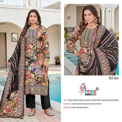 Shree fab KT-234 Wholesale unstitched dress materials
