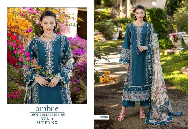 Shree fab ombre lawn collection vol 4 Mumbai wholesale market