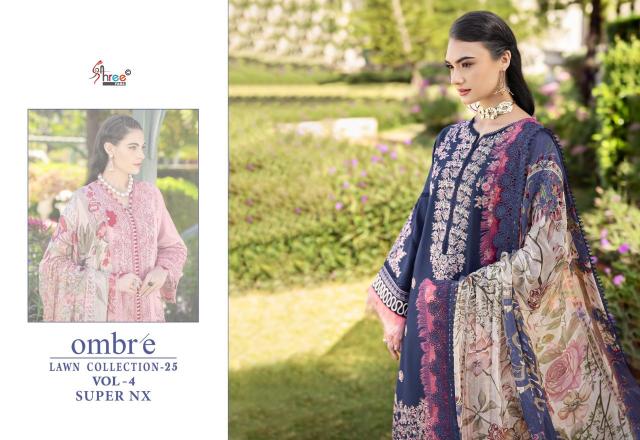Shree fab ombre lawn collection vol 4 Mumbai wholesale market