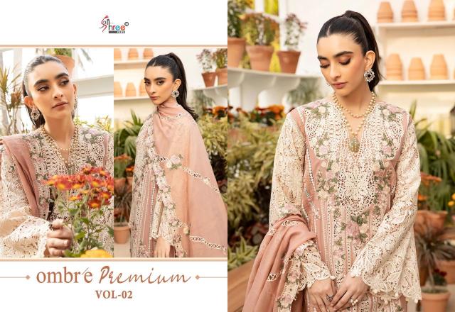 Shree fab ombre premium vol 2 Salwar Kameez Gujarat textile market rates