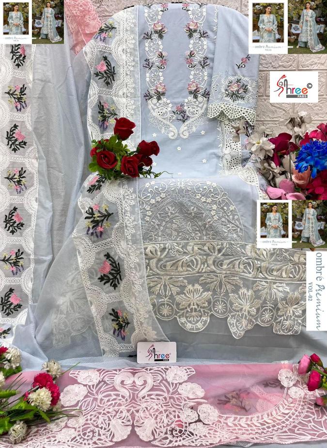 Shree fab ombre premium vol 2 Salwar Kameez Gujarat textile market rates