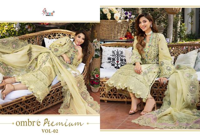 Shree fab ombre premium vol 2 Salwar Kameez Gujarat textile market rates
