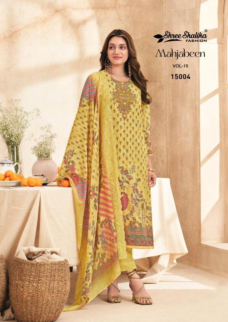 Shree salika mahjabeen vol 15 Dress material wholesale market