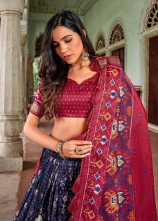 Sitara Tussar Silk wedding lehenga wholesale surat