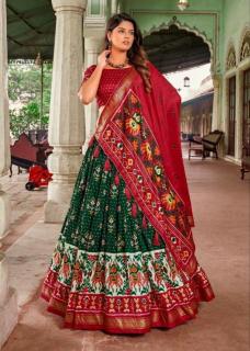 Sitara Tussar Silk wedding lehenga wholesale surat