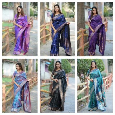 Soft and pure banarasi silk Bridal saree wholesale Mumbai