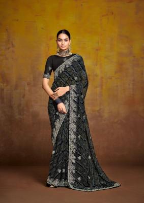 Stavan bindni georgette Pune wholesale saree shops