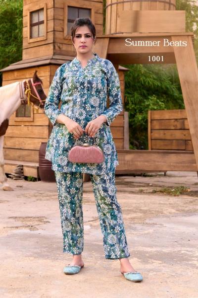 Summer Beats vol 2 Printed Co Ord Set Mumbai kurti manufacturers
