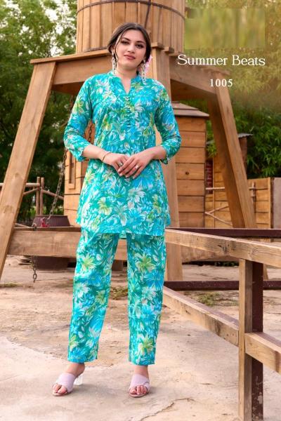 Summer Beats vol 5 Printed Co Ord Set Kurti wholesalers in Surat