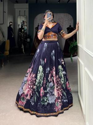 Tasar Silk Co-ord Set 1734 Party wear lehenga choli suppliers