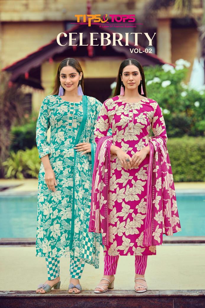 Tips & tops celebrity vol 2 surat kurti wholesale dealers
