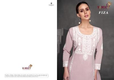 Vamika fiza viscos roman silk salwar suit manufacturers in Gujarat