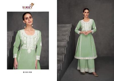Vamika fiza viscos roman silk salwar suit manufacturers in Gujarat