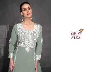 Vamika fiza viscos roman silk salwar suit manufacturers in Gujarat