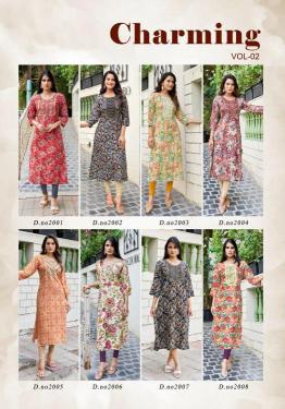 Vaniska charming vol.2 Surat kurti market