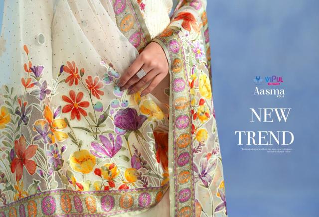 Vipul aasma vol 5 Dress material manufacturers in Mumbai