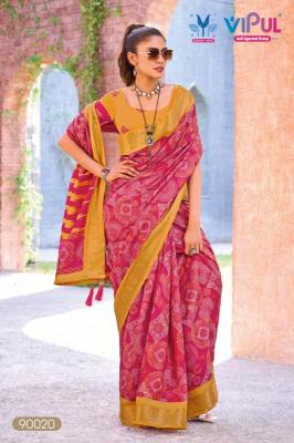 Vipul kashmir Latest Party wear saree wholesale suppliers in India