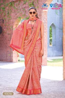 Vipul kashmir Latest Party wear saree wholesale suppliers in India