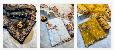 Vt 752 T Crunchy Silk Saree market in Hyderabad