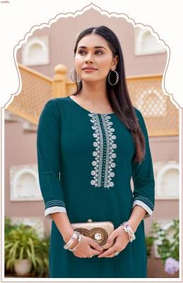 Wooglee barbella vol 13 designer kurti supplier in surat