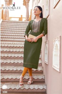 Wooglee barbella vol 13 designer kurti supplier in surat