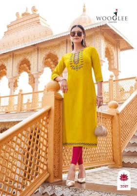 Wooglee barbella vol 13 designer kurti supplier in surat