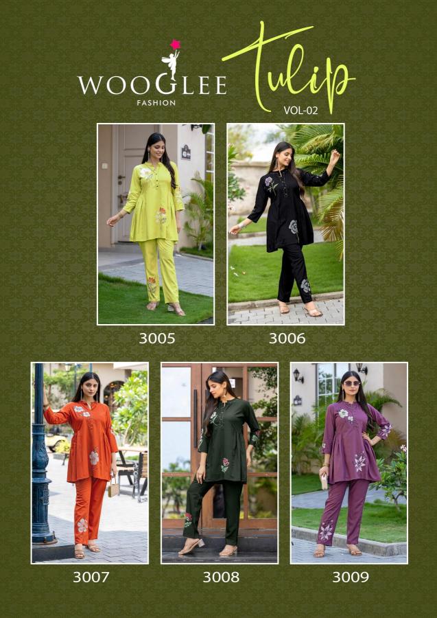 Wooglee tulip vol 2 co ord set Kurti wholesalers in India