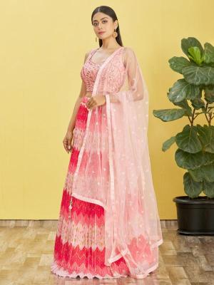 Zeel Clothing Chinnon bridal lehenga wholesale market in mumbai