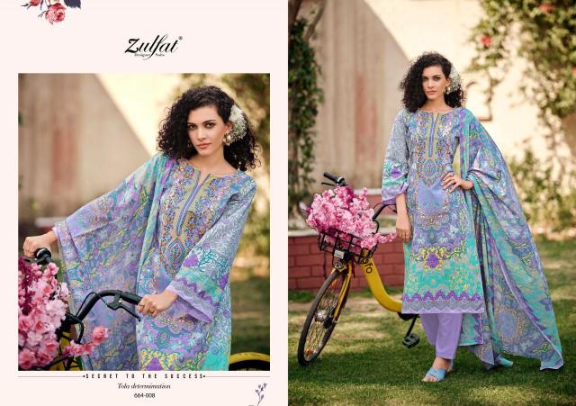 Zulfat designer suits gulnaaz vol 6 Designer dress materials at wholesale price