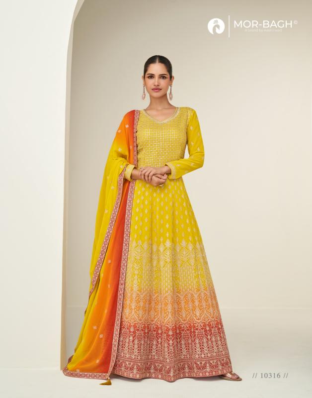 Aashirwad Mor Bagh Mahi Gown Kurti Suppliers in Gujarat