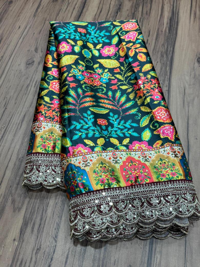 Akshara gajji silk pashmina print Saree manufacturers in India
