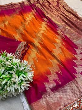 Akshara khadi georgette silk  Saree manufacturers in Mumbai