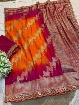 Akshara khadi georgette silk  Saree manufacturers in Mumbai