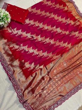 Akshara khadi georgette silk  Saree manufacturers in Mumbai