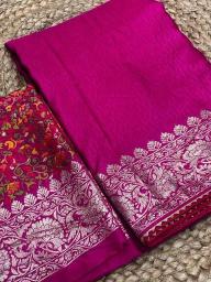 Akshara russian cotton silk Bulk Saree Suppliers in Ahmedabad