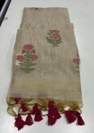 Akshara soft muga cotton Indian saree supplier